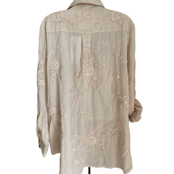 137. NWT WOMENS KYLA SEO S (FIT XL) DETAIL TOP - Picture 4 of 4